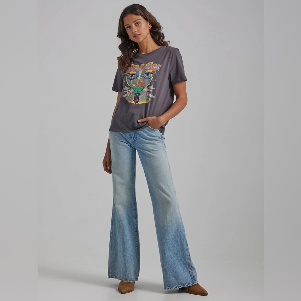 NWT Women's Wrangler Honolua Wanderer 622 High Rise Flare Jeans Size 24X30 - Picture 3 of 10